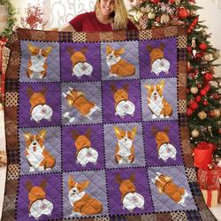 Corgi Jfj Quilt Uyc and Home Decor