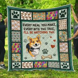 Corgi Jfj Quilt Vcx and Home Decor