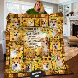 Corgi Personalized Quilt Blanket Lml040606Dt and Home Decor