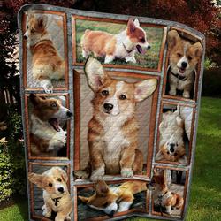 Corgi Td18110089 Quilt Blanket and Home Decor