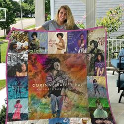 Corinne Bailey Rae Albums Quilt Blanket For Fans Ver 17 and Home Decor