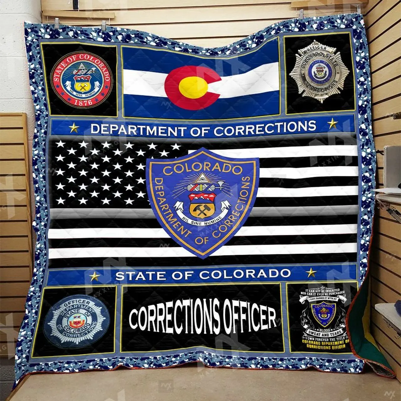 Correction Department Quilt Blanket DHC07011013VT and Home Decor