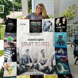 Cosmic Gate Albums Quilt Blanket For Fans Ver 17 and Home Decor