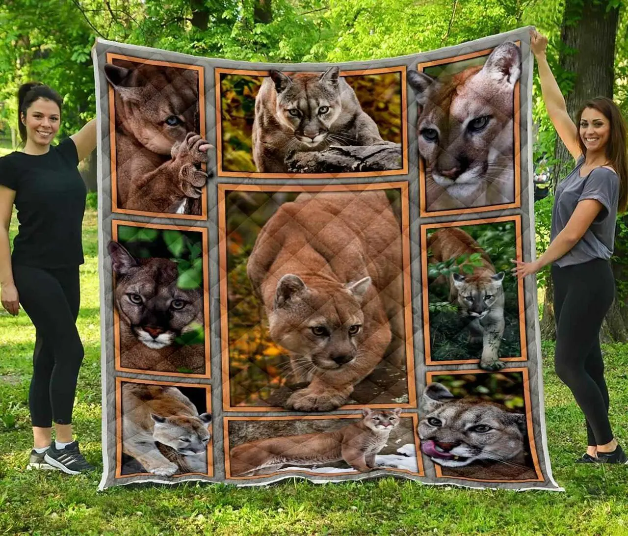 Cougar Blanket Th0509 Quilt and Home Decor