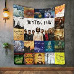 Counting Crows Style 2 Quilt Blanket and Home Decor