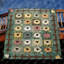 Counting Sheep Quilt Blanket Vq06  Quilt and Home Decor