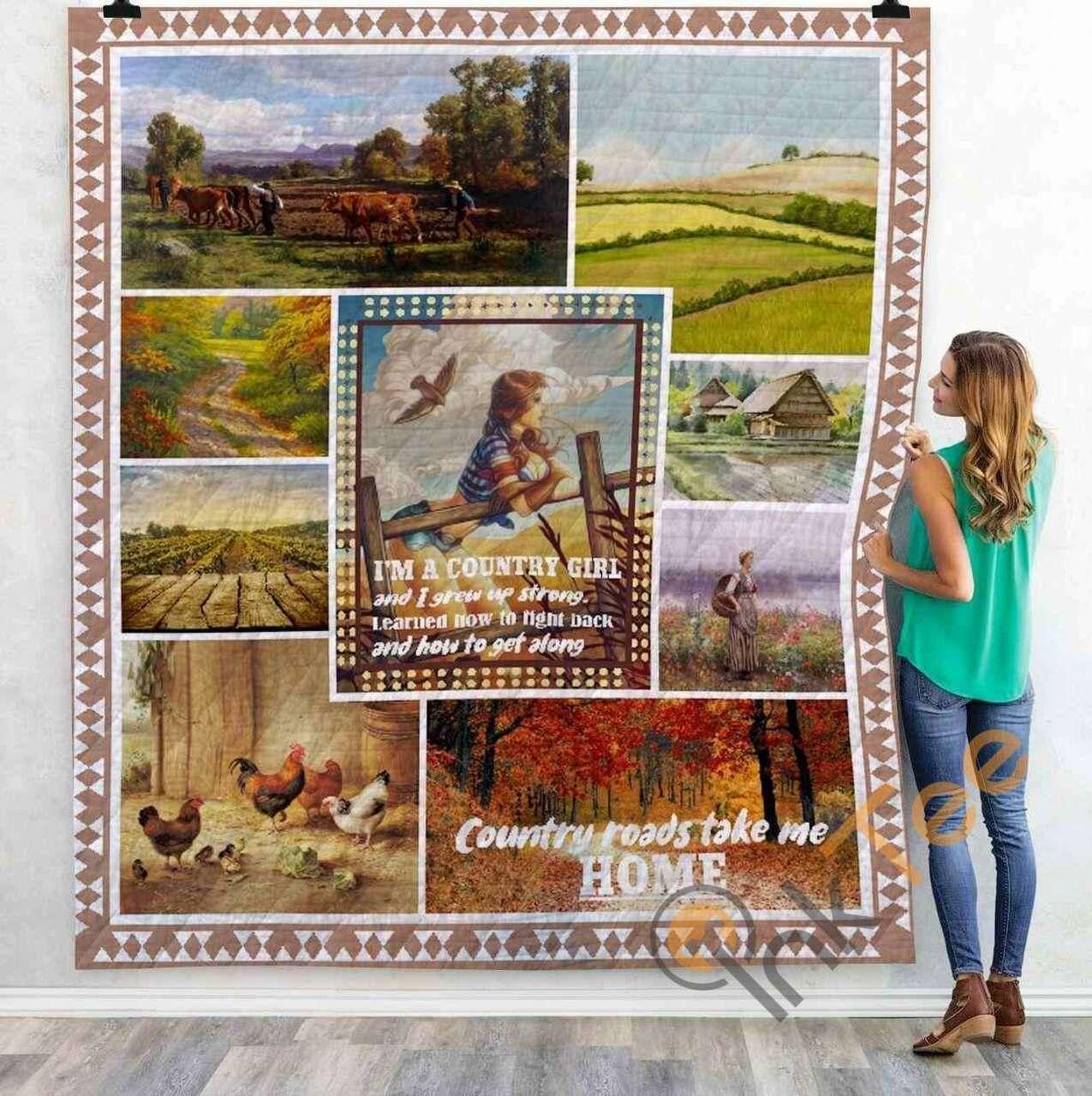 Country Girl Blanket TH0607 Quilt and Home Decor