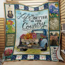 Country Girl Jfj Quilt Ycu and Home Decor