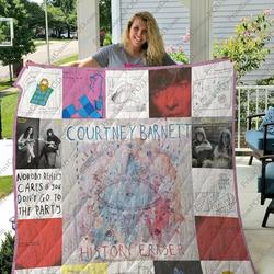 Courtney Barnett Albums Quilt Blanket For Fans Ver 17 and Home Decor