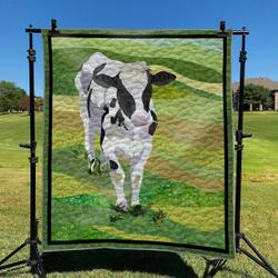 Cow 3 DHCCNA0909 Quilt Blanket and Home Decor