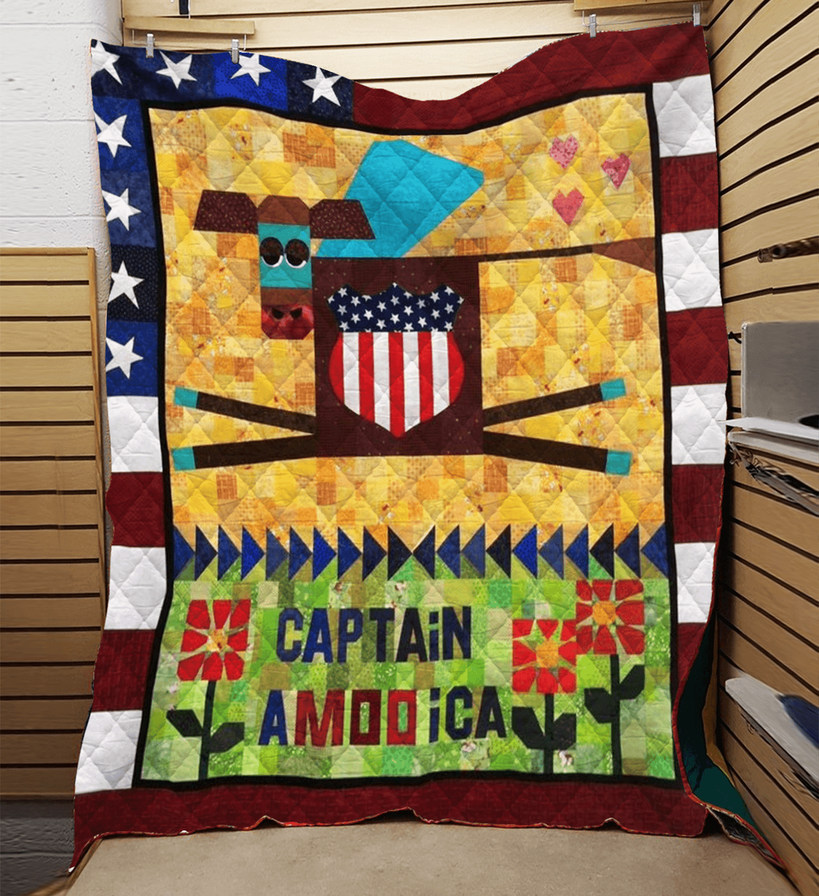 Cow G Quilt Ar and Home Decor