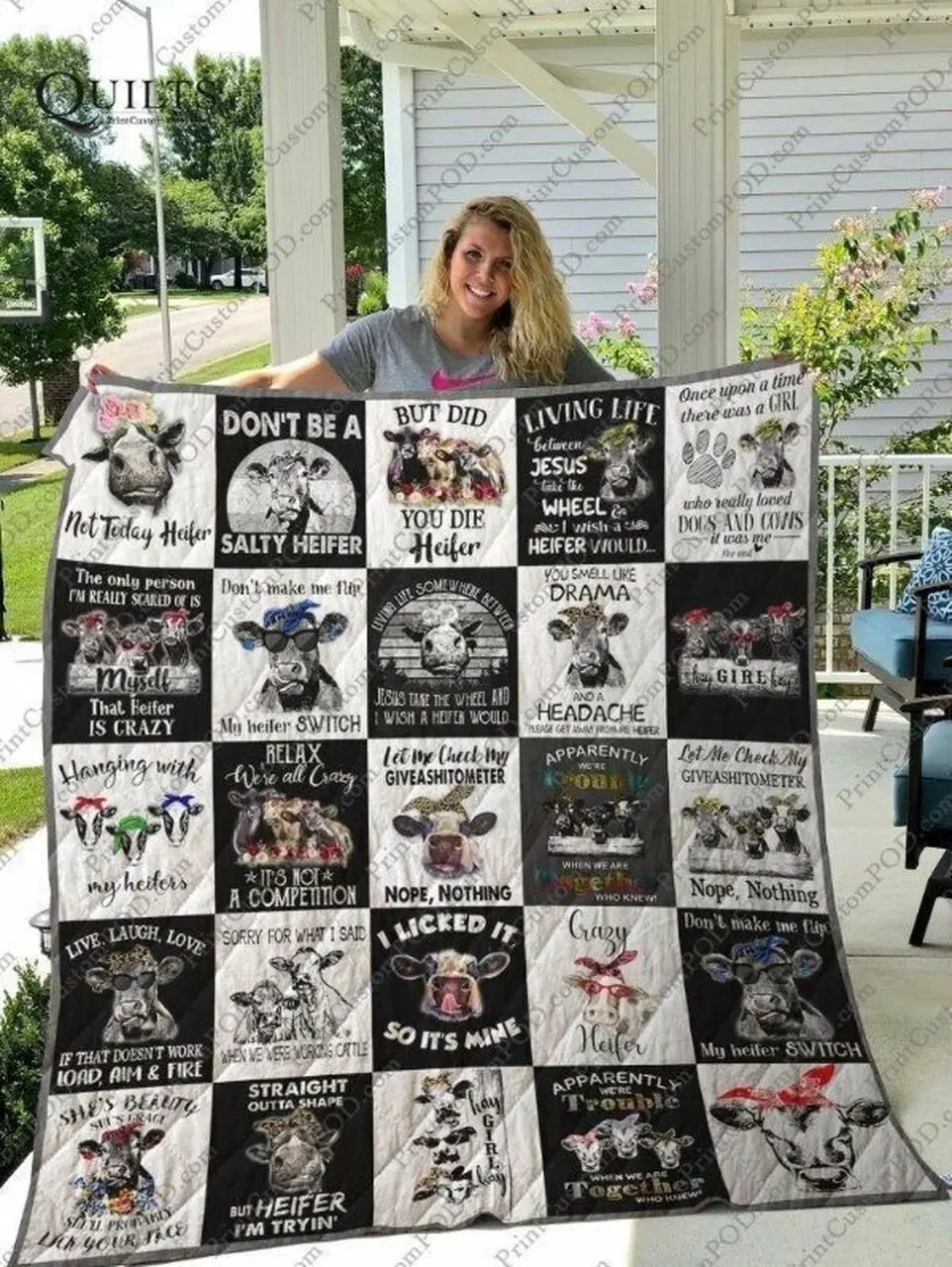 Cow Hur Quilt Bevrac and Home Decor