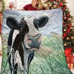 Cow Jfj Quilt Xqw and Home Decor
