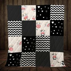 Cow Lovers DHCDHC DT1510 Quilt Blanket and Home Decor