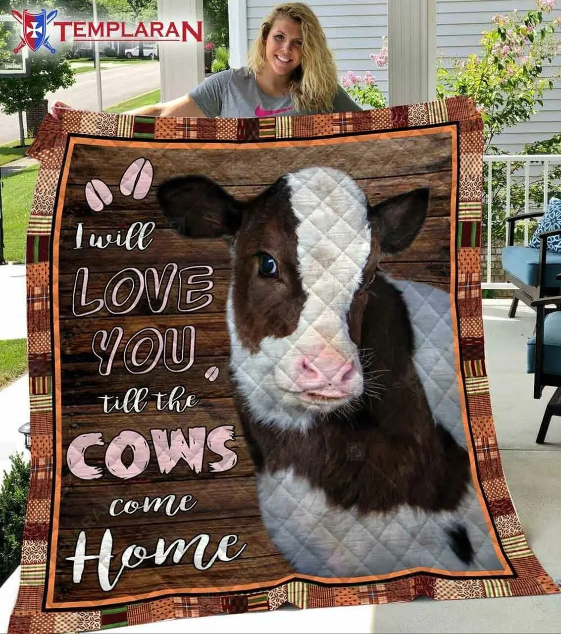 Cow Quilt Byg and Home Decor