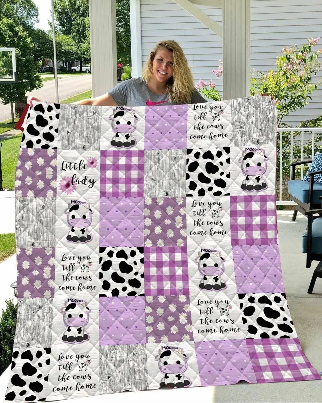 Cow Quilt Eqq and Home Decor