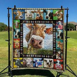 Cow Td2809317 Quilt Blanket and Home Decor