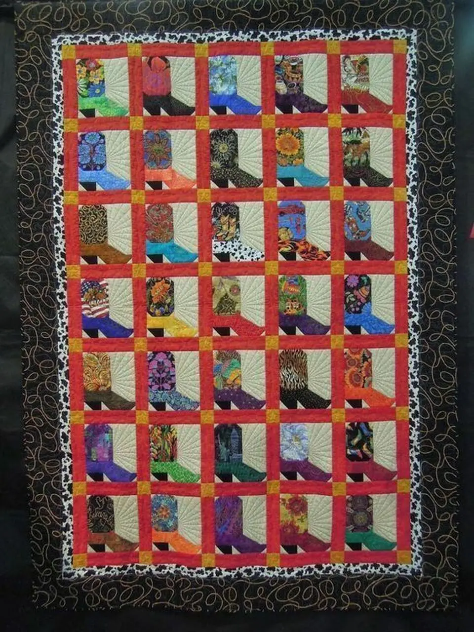 Cowboy Boots Hur Quilt yd and Home Decor
