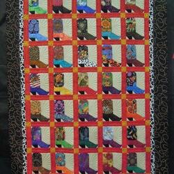Cowboy Boots Hur Quilt yd and Home Decor