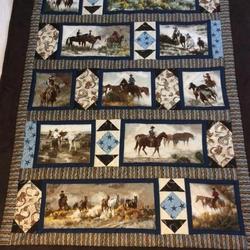 Cowboy Cl130671 Quilt Blanket and Home Decor