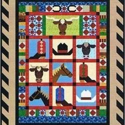 Cowboy Hur Quilt am and Home Decor