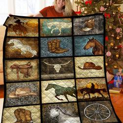 Cowboy Jfj Quilt Xks and Home Decor