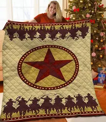 Cowboy Western Jfj Quilt Xjj and Home Decor