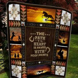 Cowboys Path To Heart TB160996 3D Customized Quilt and Home Decor