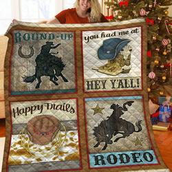 Cowboys Yaall Rodeo AD2 TB160996 3D Customized Quilt and Home Decor