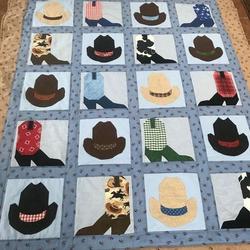 Cowgirl Boots Hur Quilt Cysiqi and Home Decor