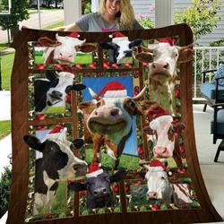 Cows Quilt Blanket A126 and Home Decor