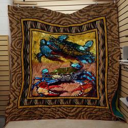 Crab Quilt V1 and Home Decor