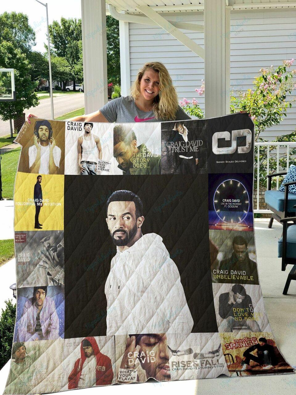 Craig David Quilt Blanket and Home Decor