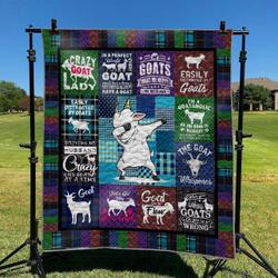 Crazy Goats DHCLD0909 Quilt Blanket and Home Decor