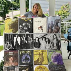 Crazy Horse Quilt Blanket and Home Decor