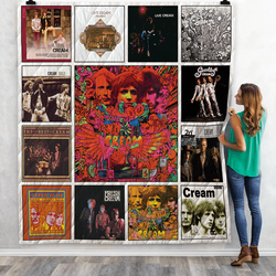 Cream Albums Quilt Blanket Ver13 and Home Decor