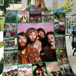 Creedence Clearwater Revival Blanket Th1507 Quilt and Home Decor