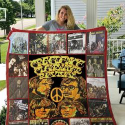 Creedence Clearwater Revival Style 2 Quilt Blanket and Home Decor