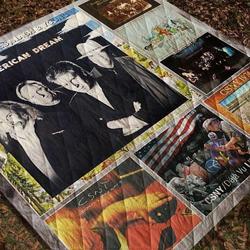 Crosby Stills Nash Young Quilt Blanket For Fans and Home Decor