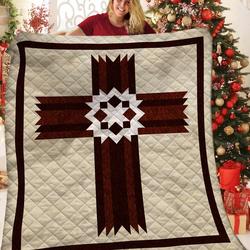 Cross Jfj Quilt Umy and Home Decor