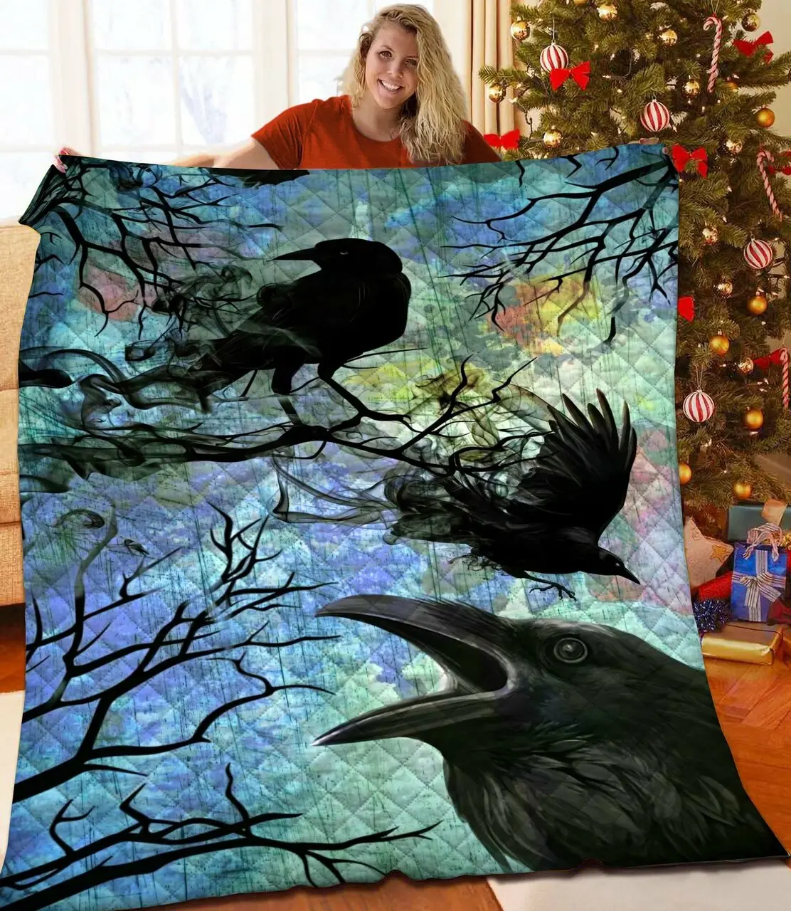 Crow Jfj Quilt Ulz and Home Decor
