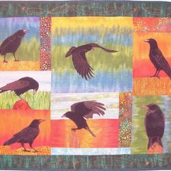 Crows Clm270614 Quilt Blanket and Home Decor
