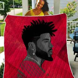 Curly Natural Hair Artwork TH2309176CL Quilt Blanket and Home Decor