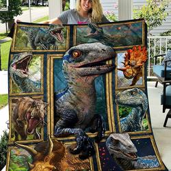 Custom Blanket 3D Dinosaur Quilt Blanket - Quilt Blanket and Home Decor