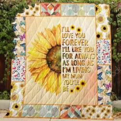 Custom For Mum Blanket Kc1707 Quilt and Home Decor