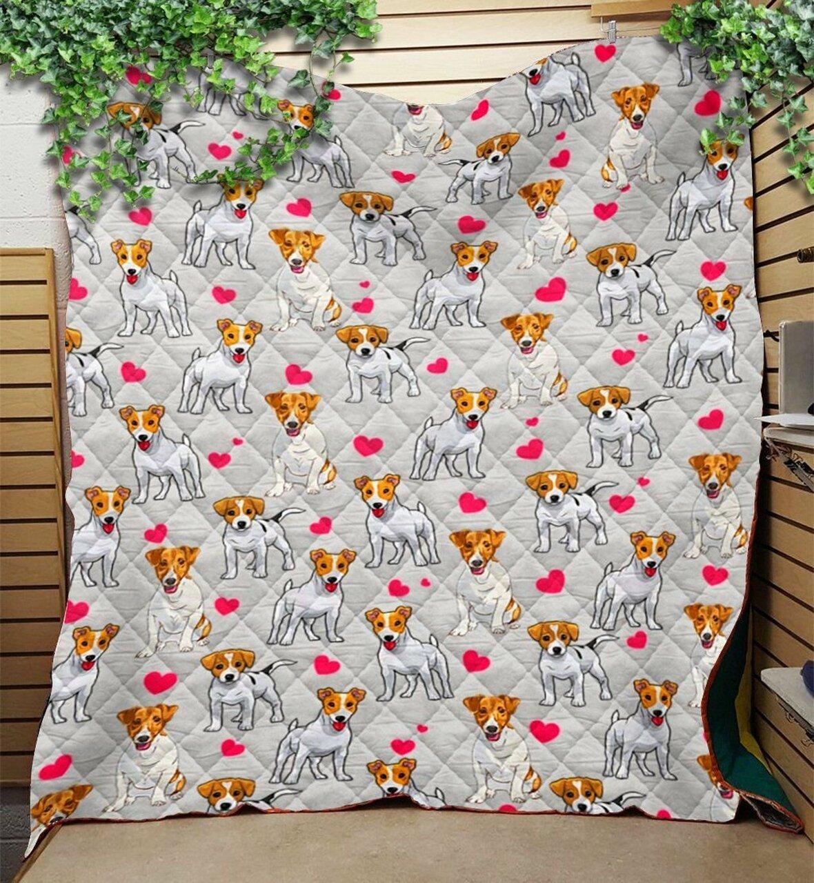 Custom Jack Russell Terrier Dog Jfj Quilt Tgq and Home Decor