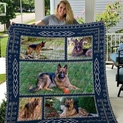Custom02 German Shepherd Quilt and Home Decor