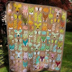Cute Animals Quilt Blanket and Home Decor