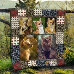 Cute Chihuahua Pets Dog Blanket TH1807 Quilt and Home Decor