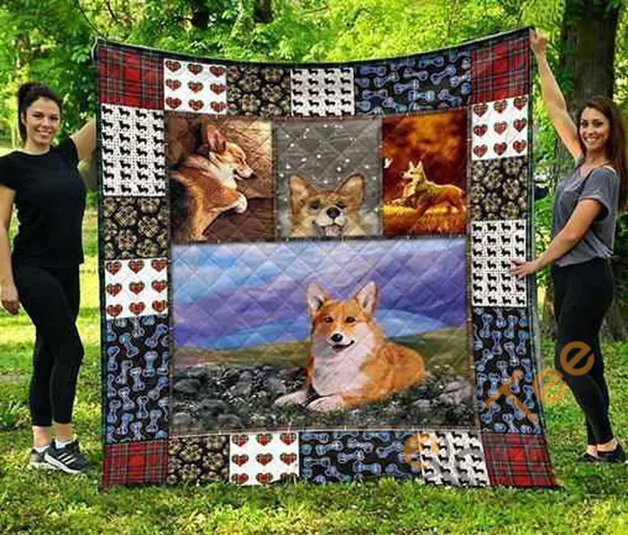 CUTE CORGI PETS DOG 3D Blanket TH0607 Quilt and Home Decor